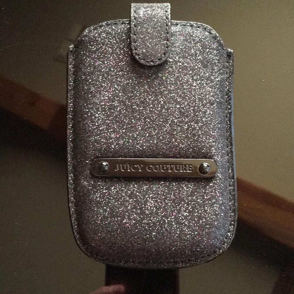 Juicy Couture Black Sparkly Phone Case